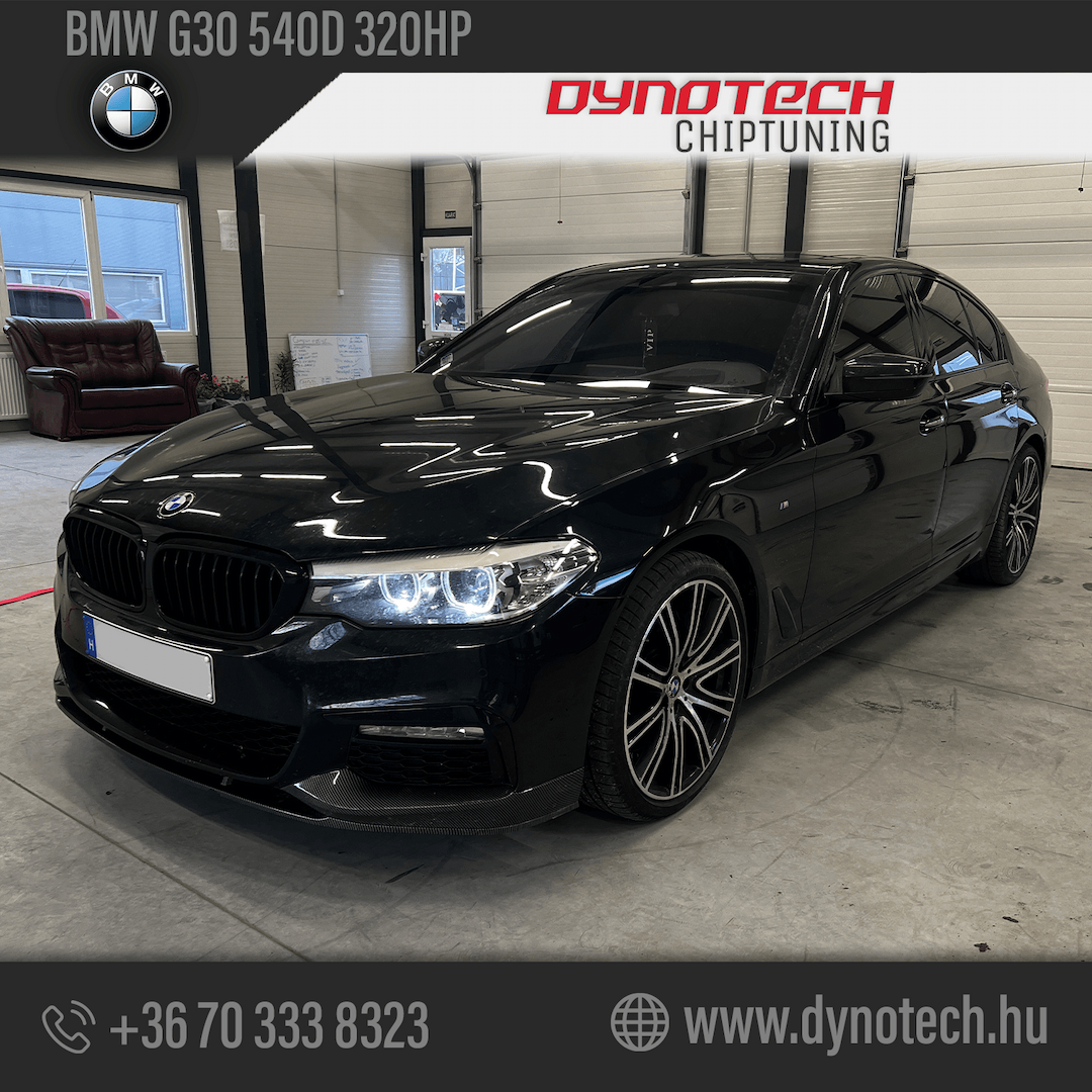 BMW G30 540D 320hp - Dynotech Chiptuning & Dyno
